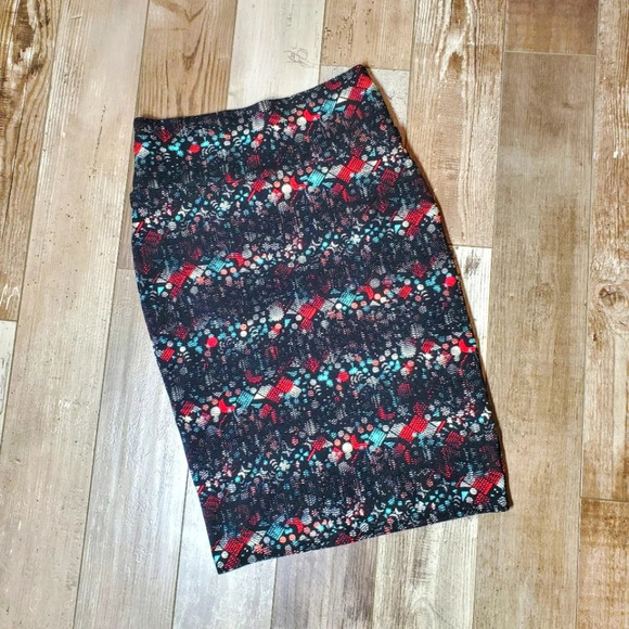 LuLaRoe Black Cassie Skirt Size XS - Picture 1 of 9
